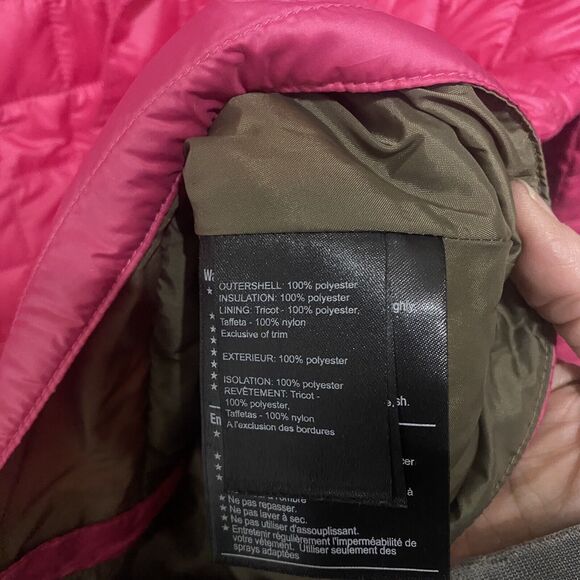 Burton Dry Ride Ski Jacket Womens Sz M Pink Insulated Pockets Full Zip Snap - Picture 9 of 12